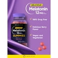 thumbnail image 4 of Melatonin 12mg | 100 Vegan Gummies | Berry Flavor | For Men and Women | by Carlyle, 4 of 8