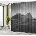thumbnail image 4 of Ambesonne Mountain Shower Curtain, Mount Vestrahorn Print, 69"Wx75"L, Dark Grey Mauve Taupe, 4 of 4