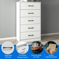 thumbnail image 5 of Mainstays Ardent 5 Drawer Dresser, White, 5 of 18