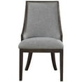 thumbnail image 3 of Bowery Hill Contemporary Accent Chair in Light Denim and Ebony, 3 of 6