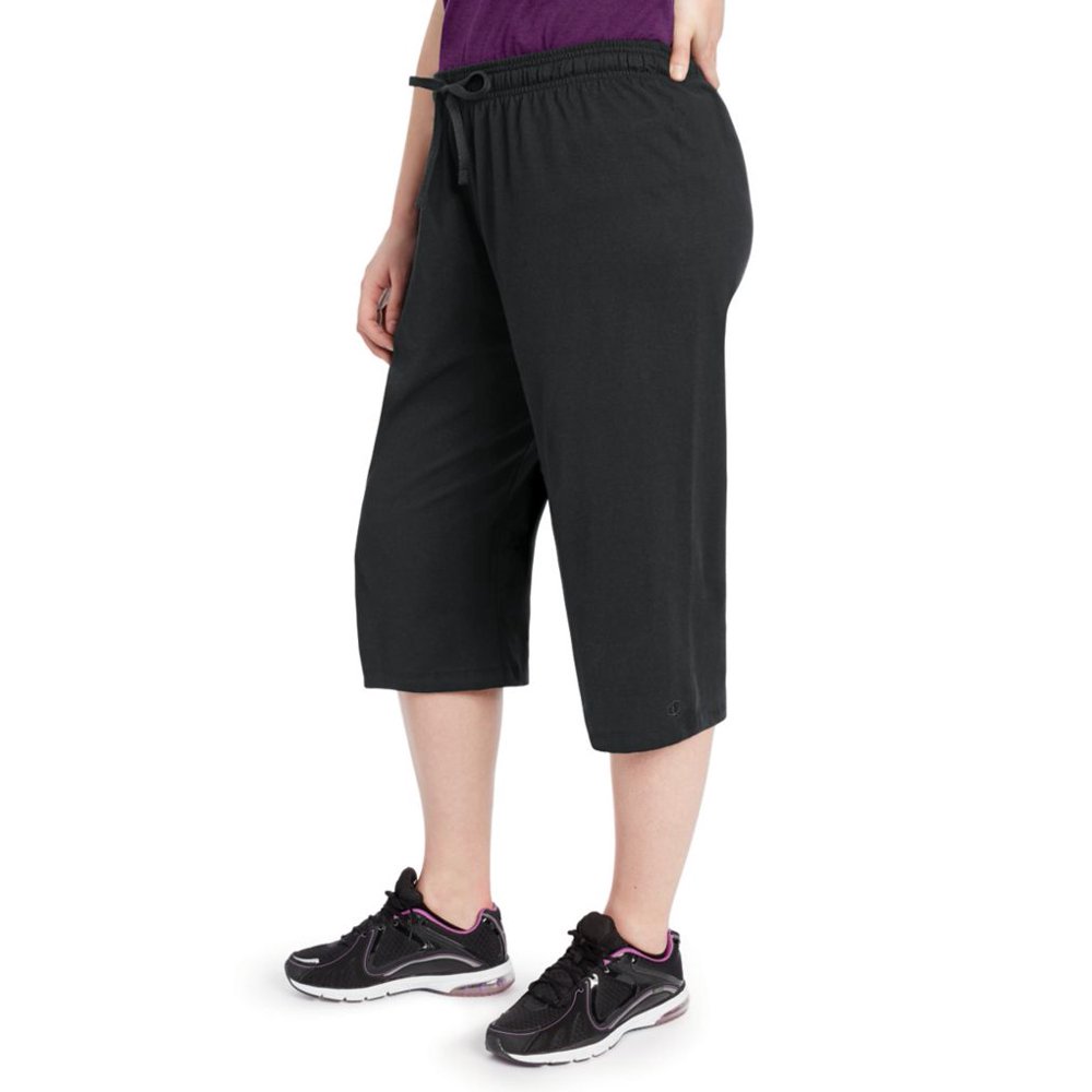 Champion Champion Women's Plus Size SoftTouch Jersey Capri Pant
