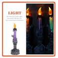thumbnail image 2 of OULII  Lighting Props  Candle Lamp Purple PVC Flickering Effect 2Pcs, 2 of 6