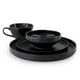 thumbnail image 2 of Vajilla Moderna De Cerámica Tipo Oriental Modelo Osaka Chefmaker Para 4 Personas 16 Piezas Color Negro Premium, 2 of 6