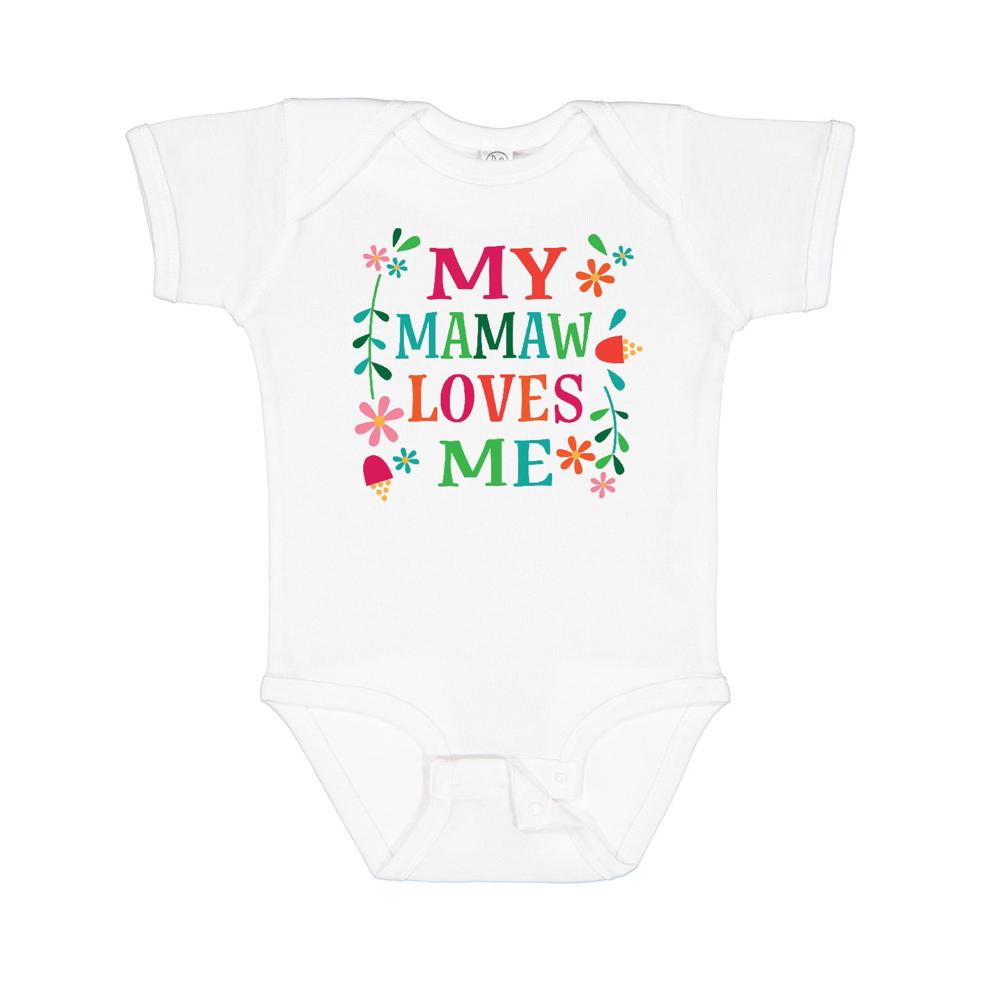 Inktastic Mamaw Loves Me Girls Apparel Girls Baby Bodysuit