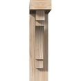 thumbnail image 2 of Ekena Millwork 3 1/2"W x 14"D x 14"H Merced Block Smooth Bracket w/ Offset Brace, Douglas Fir, 2 of 25