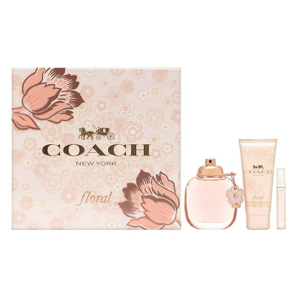 Coach Floral Perfume Gift Set for Women, 3 Pieces 