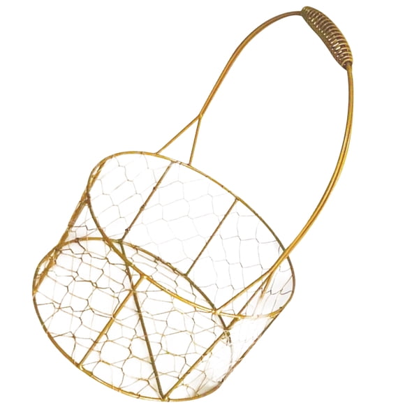VERDANVERSE Cesta Metálica Para Almacenamiento Y Detalles De Fiesta De