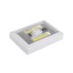 thumbnail image 4 of Magnético Ultra Brillante Mini Cob Led Luz De Pared Luces Nocturnas Lámpara De Campamento Funciona Con Batería Con Interruptor Cinta Mágica Para Exterior Garaje Interior Armario De Escalera sonducket HA021726-00, 4 of 6