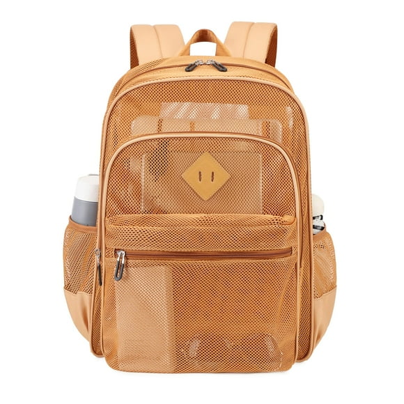 Mochila MOONBABY de malla resistente y transparente para la escuela