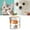 Lingette pour les Oreilles, variante sur 130 Pcs Tampon d'Essuyage pour Nettoyer les Yeux et les Oreilles d'Animaux, Enlève la Morve et les Taches, Lingette pour Oreilles 7 cm