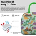thumbnail image 3 of Womens LightBlue Cartoon Dinosaurs Volcanoes Pattern Lunch Box for Work,Insulated Lunch Bag for Women,Loncheras Para Mujer,Leakproof Adult Lunch Bag for Work,Beach,Travel,Picnic,Camping, 3 of 7