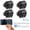 Black - 4pcs, variant on X5 Night Vision Wireless Security Camera 4/6/8-Pack - 2.4G/5GHz WiFi, 360° Rotation, HD Smart Surveillance for Home Office, Nanny & Property Monitoring, Durable Modern Design