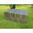 thumbnail image 5 of Outdoor Foldable Chaise Pool Lounge Chair Folding Wicker Rattan Sun Bed Patio Couch Reclining Lounger Adjustable Padded Backrest Pillow Assembled, 5 of 5