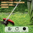 thumbnail image 4 of 2 in 1 Weed Wacker Gas, 52cc 2-Stroke Gas Weed Eater, String Trimmer/Edger with with Extension Pole, 8500RPM Strong Power & 2025 Upgraded Weed Eater Gas Powered for Yard and Garden (Red), 4 of 8