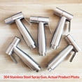 thumbnail image 3 of Stainless Steel Handheld Bidet Sprayer for Toilet 1 Pack, High Pressure Bathroom Sink Sprayer Kit with Hose and Adjustable Bracket for Pet Shower, Cloth Diaper Washing, Toilet Bowl Cleaning, 3 of 5