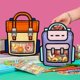thumbnail image 3 of Bolsa Escolar de dibujos animados para niños, bolsa de dulces con forma de galleta, bolsa de regalo para fiesta de cumpleaños, suministros de embalaje para bocadillos, 3 of 4