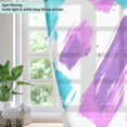 thumbnail image 4 of Yayeee Window Curtains Light Filtering 63"x42" Grommet Panel Pair Home Living Room Decor, Purple Drawing, 4 of 7