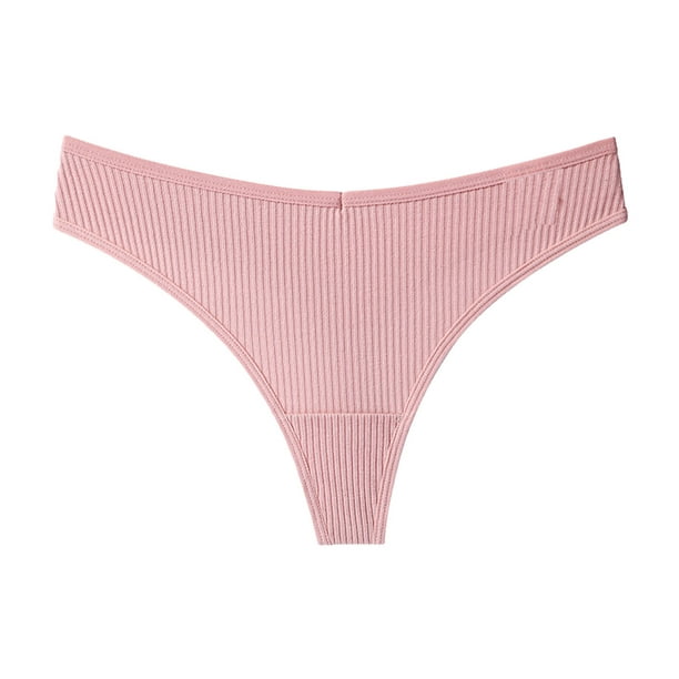 HKEJIAOI Underwear for Women 3PCS Women's Thong G-String Cotton Thongs Women's  Panties V Waist Female Underpants Pantys Lingerie Discount Deals Savings  Clearance Under 10 
