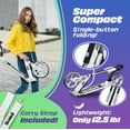 thumbnail image 5 of Skidee Scooter for Kids, Teens, Adults, 4 Adjustment Levels, Handlebar Up to 41 Inches, White, 5 of 7