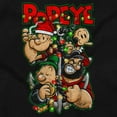 thumbnail image 2 of Popeye Christmas Lights Crew Cartoon Hoodie Sweatshirt Women Men Brisco Brands S, 2 of 6