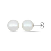 Everly Women's Cultured Pearl 14k White Gold Earrings
