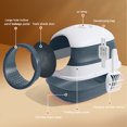 thumbnail image 2 of Cat Litter Box Foldable Enclosed Anti-Splashing Large Space Cat Toilet with Scoop and Lid for Kitten, Large Cat, Odor Control, Easy to Install and Clean, 2 of 9