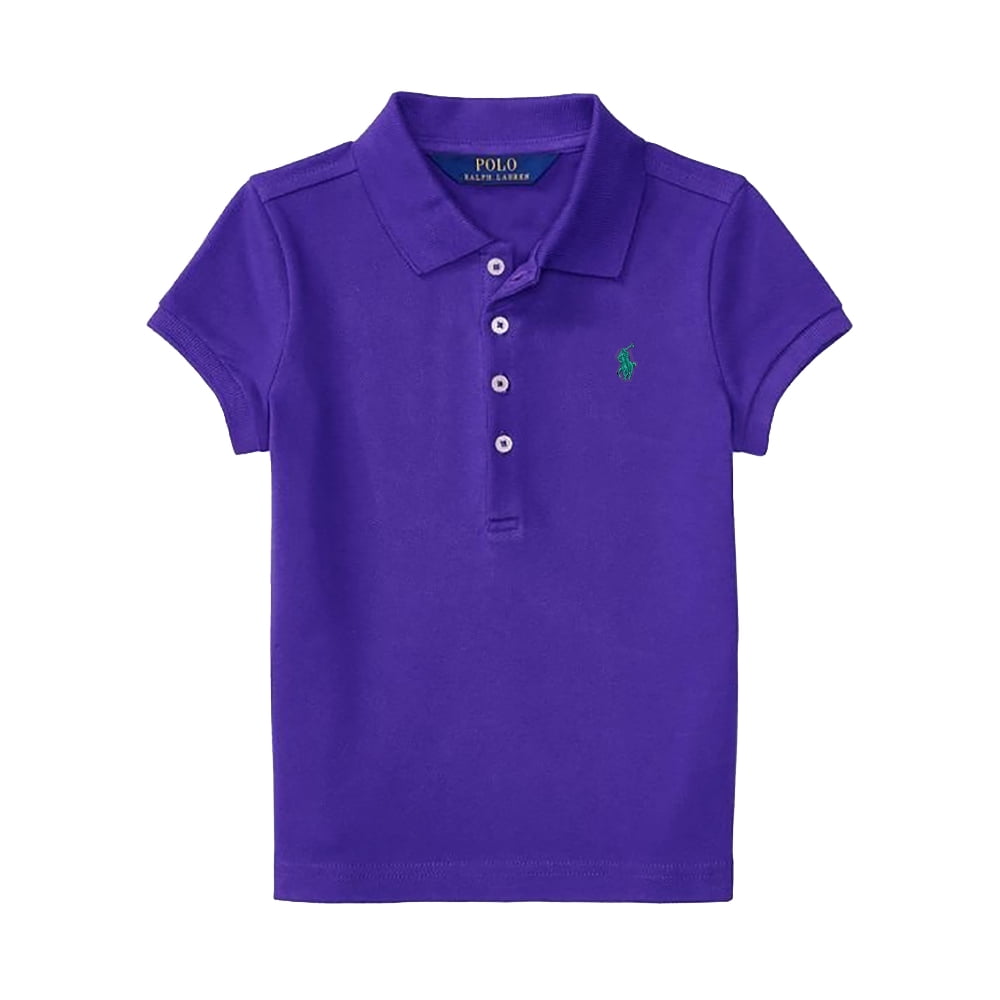Ralph Lauren - Ralph Lauren Girls Tennis Tail Polo Shirt - R Purple ...