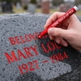 thumbnail image 7 of Tombstone Marker Pen for Restoring Faded Grave Inscriptions Waterproof Touch-up Pen Strong Coverage Ideal for Gravestone Lettering and Memorial 10ml, 7 of 7