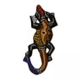 thumbnail image 1 of AMLESO 5X Sculpture Gecko Multicolore Décoration Murale Créative Intérieur Extérieur 10CM, 1 of 8