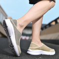 thumbnail image 4 of Men Breathable Athletic Fly Weave Slip On Walking Shoes Running Walking Trainers, 4 of 5