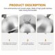 thumbnail image 3 of Round Shaped Stainless Steel Lid Food Lid Western Food Cover Dust-proof Cover, 3 of 3