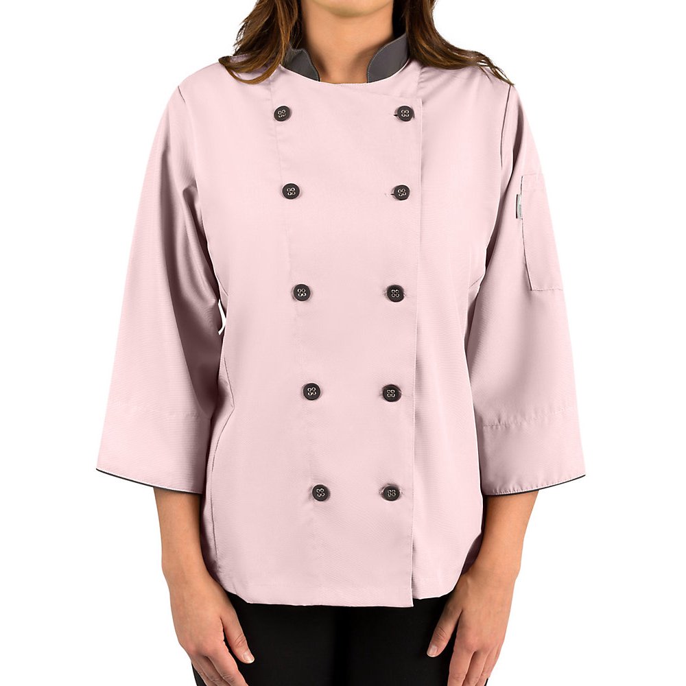 KNG Women's 3/4 Sleeve Active Chef Coat