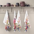 thumbnail image 5 of Coolnut Rustic Wildflowers Kitchen Dish Towels Soft Tea Towel Set of 6 Absorbent Dishcloths Hand Towels for Drying Dish Cloths 28" x 18" Washcloth Gift, 5 of 7