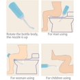 thumbnail image 4 of Botella para artículos esenciales para el cuidado posparto, botella con rociador perinatal de 17 oz/500 ml para el cuidado femenino, portátil para viajes, botella peri al revés, 4 of 4