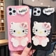 thumbnail image 3 of Huawei Y7a Y9a Y8p Y7p Y6p Y5p Y9 Prime 2019 Y9S Nova 7i 5T Hello Kitty Maquillaje Espejo Suave TPU Cuello Correa Teléfono Caso, 3 of 4