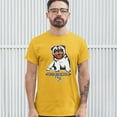 thumbnail image 3 of Tee Hunt Life is Better with My Pug T-Shirt Cute Pet Adorable Dog Breed Men's Tee, Yellow, 3X-Large, 3 of 5