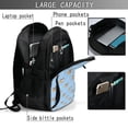 thumbnail image 3 of Hirioo Corgi Dog for Travel Laptop Backpack with USB Charging Port for Men and Women, 3 of 7