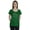 Green (Silver Glitter), variant on Inkdotpot Personalized Womens Tshirt Top MrsWeddingAnnouncement Shirt-MF