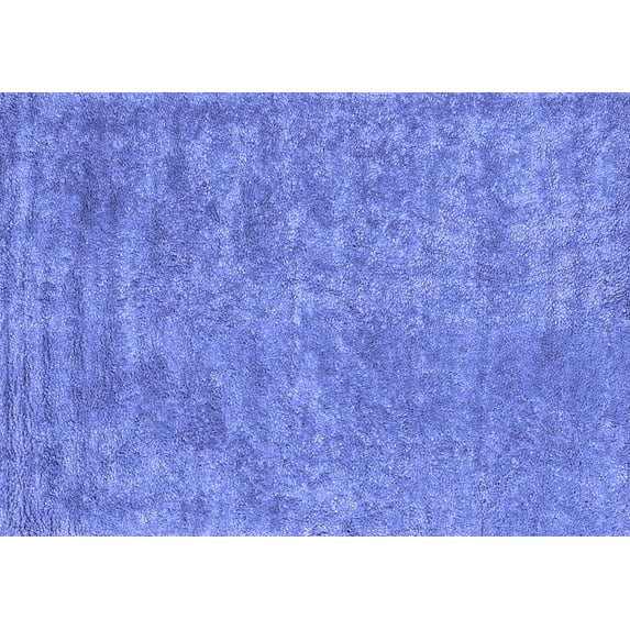 Ahgly Company Indoor Rectangle Abstract Blue Contemporary Area Rugs, 2' x 4'