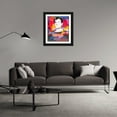 thumbnail image 3 of Stephen Chambers 20x23 Black Ornate Wood Framed With Double Matting Wall Art Titled - Truth Justice, 3 of 6