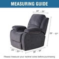 thumbnail image 3 of Halloween Decorations Bedroom PrimeBeau 1 Piece Luxury Spandex Fit Recliner Stretch Slipcover With Elastic Hem For All Standard Recliners Easy To Apply, 3 of 8
