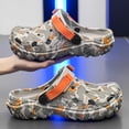 thumbnail image 2 of Zuecos nuevos para hombre, sandalias, zapatos de jardín para hombre, sandalias planas de camuflaje, zapatillas de deporte para hombre, chanclas para exteriores, zuecos para el hogar, 2 of 5