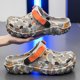 thumbnail image 2 of Zuecos nuevos para hombre, sandalias, zapatos de jardín para hombre, sandalias planas de camuflaje, zapatillas de deporte para hombre, chanclas para exteriores, zuecos para el hogar, 2 of 5