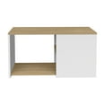 thumbnail image 7 of Dining Tables, Coffee Table, 2 Shelves, White / Natural Oak, Coffee Tables, End Tables,, 7 of 7