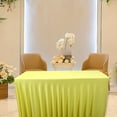thumbnail image 4 of Purple Green Yellow Light Blue 183*76*76cm Elastic Cover Outdoor Wedding Event Festival Party Rectangular Elastic Tablecloth, 4 of 6