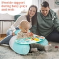 thumbnail image 3 of Blublu Park Baby Inflatable Seat with Cover for Babies 3-36 Months, Portable Baby Chair Sit Me Up Floor Seat with Detachable Activity Sensory Tray, Baby Seats for Sitting up, Elephant, 3 of 7