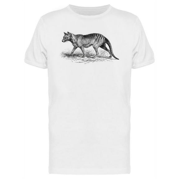 Tasmanian Wolf Retro Design T-Shirt Men -Image by Shutterstock, Male Medium