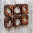 thumbnail image 3 of Uttermost Adlai Contemporary Wood Wall Art in Coffee Brown (Set of 6), 3 of 8