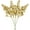 Gold, variant on 14 Pack Christmas Glitter Berries Stems, 7.8Inch Artificial Christmas Picks for Christmas Tree Ornaments, DIY Xmas Wreath, Crafts, Holiday and Home Decor (Dark Purple)