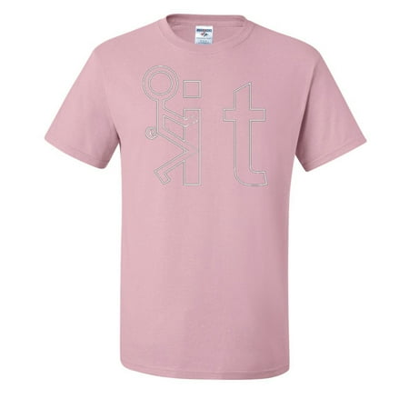 Fart It FIT Funny Graphic Mens T-shirts   Light Pink  5XL